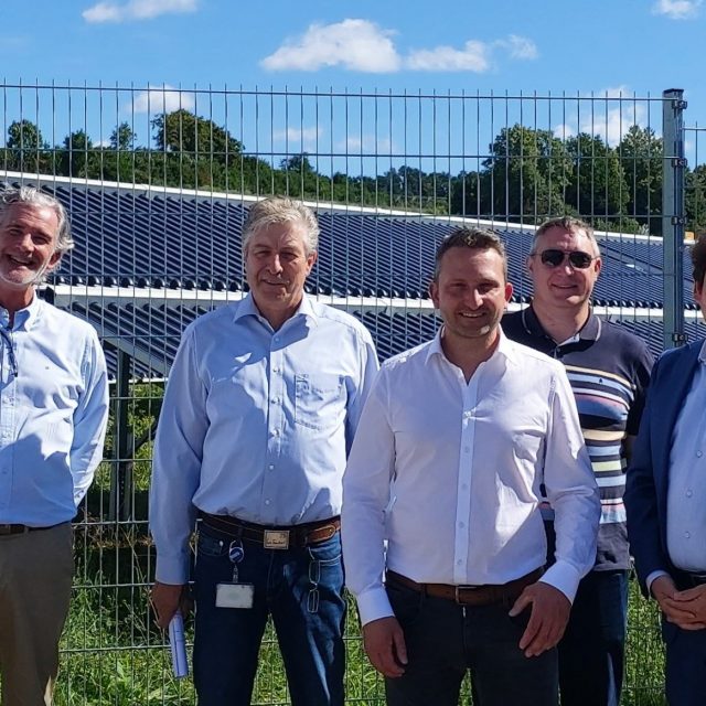 CDU besucht Solarthermie-Anlage