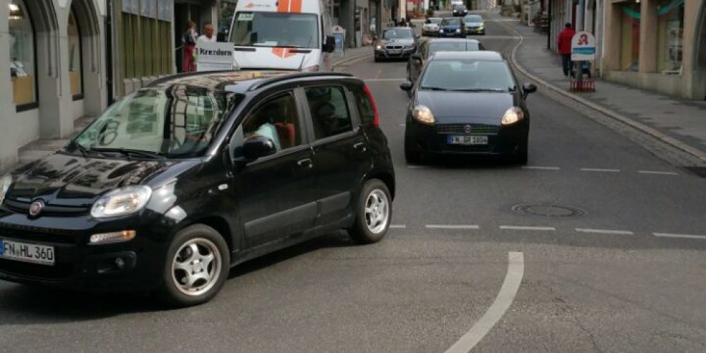 Konkrete Schritte<br>zur Verkehrsberuhigung!