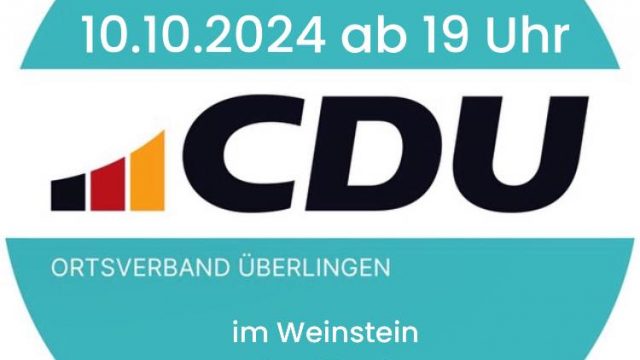 Bürgerstammtisch am 10.10.2024 ab 19 Uhr im Weinstein