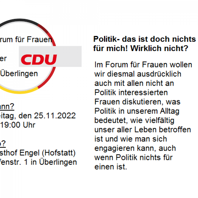 Forum für Frauen – Stammtisch